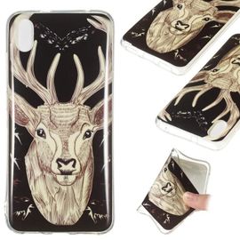 Coque Souple En Tpu Pour Xiaomi Redmi 7a - Noctilucent Deer Design Deer