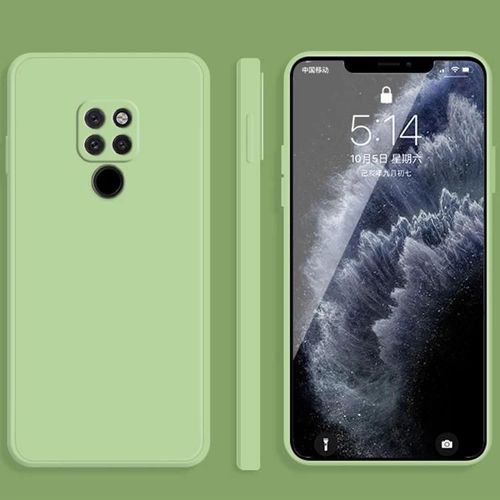Coque En Silicone Huawei Mate 20 - Anti-Chute,Couverture Complète,Vert Matcha Vert Matcha