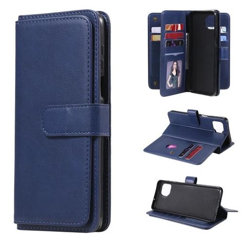 Étui En Cuir Motorola Moto G 5g Plus - Rabat Magnétique,10 Emplacements Pour Cartes,Portefeuille