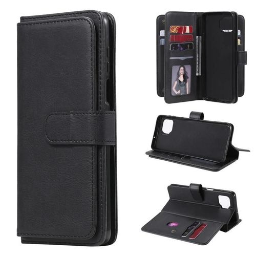 Étui En Cuir Motorola Moto G 5g Plus - Rabat Magnétique,10 Emplacements Pour Cartes,Portefeuille