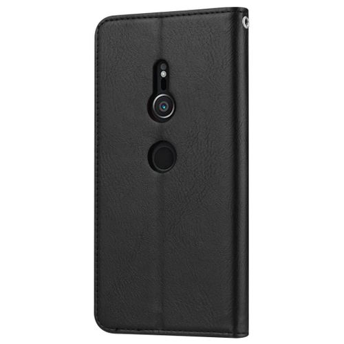 Etui En Cuir Pour Sony Xperia Xz2 - Rabat Horizontal,Cadre Photo,Emplacements Pour Cartes