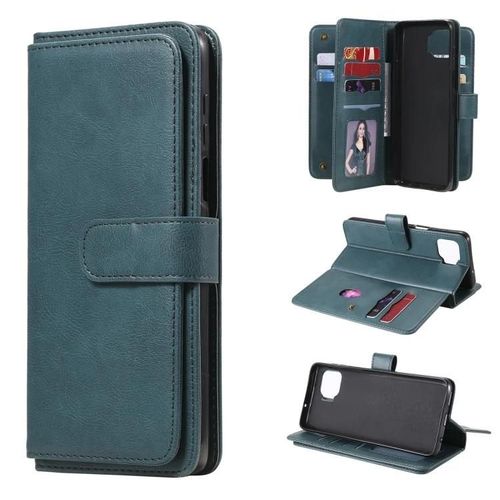 Étui En Cuir Motorola Moto G 5g Plus - Rabat Magnétique,10 Emplacements Pour Cartes,Portefeuille Et Support