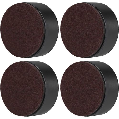 Wagner-Captina Rehausseurs De Meubles En Acier Au Carbone De 3cm Pour Lit,Canapé,Bureau,Chaise,Armoire(Rond Noirs)
