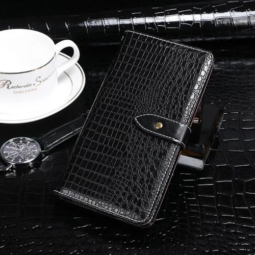 Étui Portefeuille En Cuir Texture Crocodile Avec Support Et Fentes Pour Cartes Pour Leagoo S11