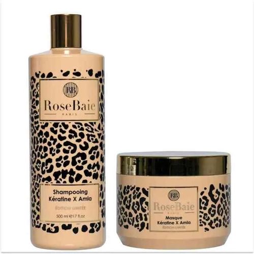 Rosebaie Amla X Kératine Shampoing 500 Ml + Masque 500ml 