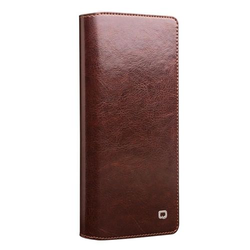 Coque De Téléphone En Cuir Véritable Pour Samsung Galaxy Note20 - Marron,Qialino Brown