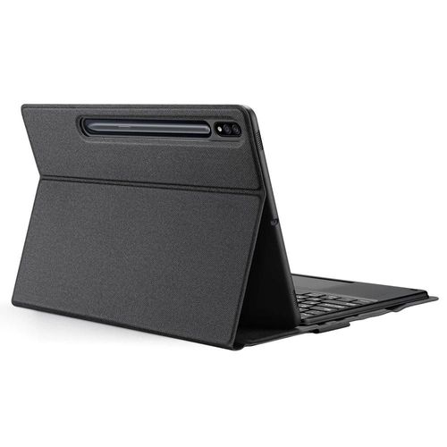 Etui Clavier Bluetooth - Cuir Amovible Et Ultrafin Pour Samsung Galaxy Tab S8 Plus / S7 Fe / S7 Plus - Dux Ducis