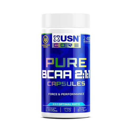 Pure Bcaa 2:1:1(120caps)|Bcaa|Usn 