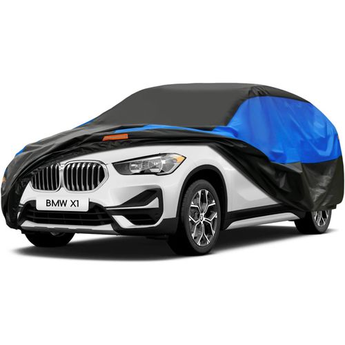 Trahoo-Bache Voiture Exterieur Respirante Et ¿¿Tanche Pour Tous Temps, Housse Voiture Protection Anti-Uv Contre, La Poussi¿¿Re, Universelle Pour Range Rover/Qashqai/Duster/T-Roc(Jusqu'¿¿ 460 Cm) Ym