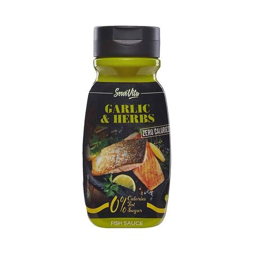 Sauce Zéro Calories (313ml)|Ail Et Herbes|Sauces Zéro|Servivita 