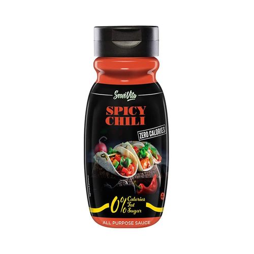 Sauce Zéro Calories (313ml)|Chili Epicé|Sauces Zéro|Servivita 