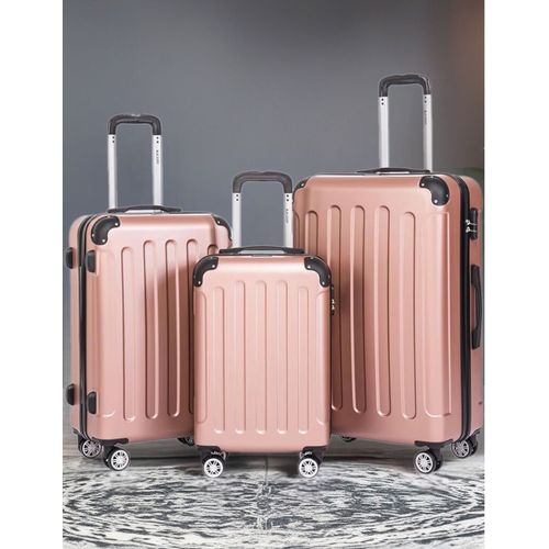 Valise or rose pour voyager mixe 