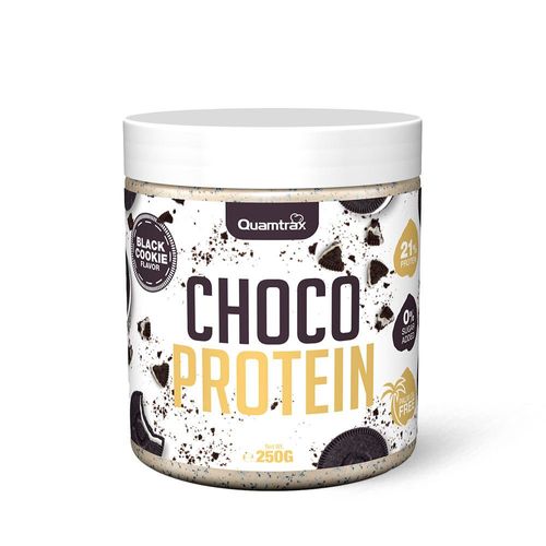 Choco Protein (250g)|Black Cookies|Pâtes À Tartiner Protéinées|Quamtrax 