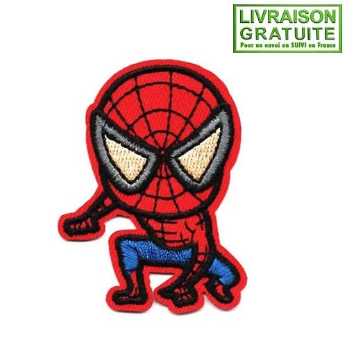 Patch Écusson Spider-Man Peter Parker Spiderman (Réf 6) - Thermocollant