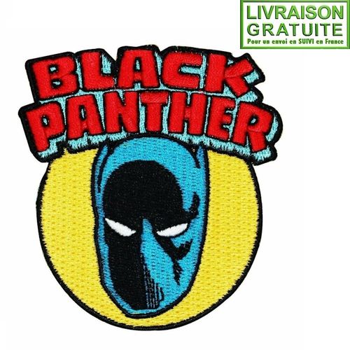 Patch Écusson Wakanda Black Panther Super-Héros - Thermocollant