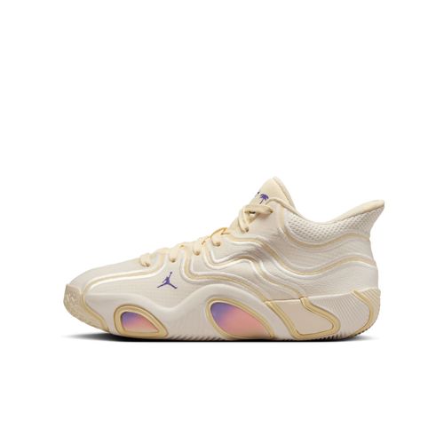 Chaussures De Basket Tatum 3 Pour Ado Sail/muslin/pale Ivory/dark Iris Hv5893s100