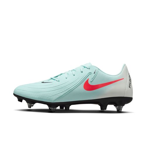Chaussure De Foot À Crampons Basse Pour Terrains Gras Nike Phantom Gx 2 Academy Mint/off Noir/atomic Red Fj2549300