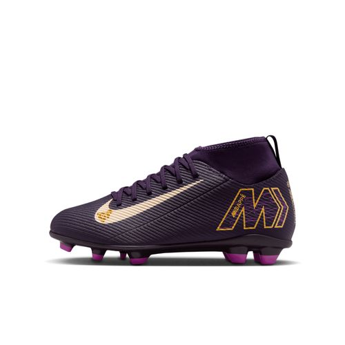 Chaussure De Foot Montante À Crampons Mg Nike Jr. Mercurial Superfly 10 Club « Kylian Mbappé » Pour Enfant/ado Grand Purple/pale Ivory Hf6283500