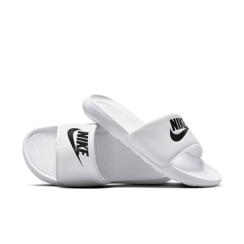 Claquette Nike Victori One Pour Femme Blanc/blanc/noir Cn9677100
