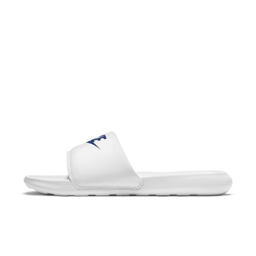 Claquette Nike Victori One Pour Homme Blanc/blanc/game Royal Cn9675102