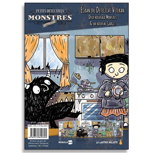 Petits Détectives De Monstres Écran Du Détective Vétéran