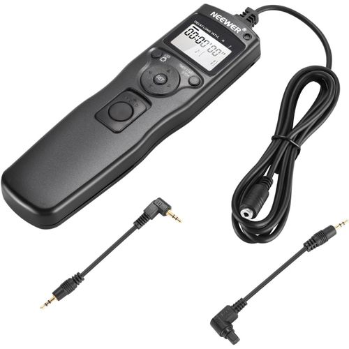 NEEWER Obturateur Déclencheur à Distance pour Verser Télécommande de minuterie Canon EOS 550D 500D 450D 400D 350D 300D 60D 600D 1100D 1000D