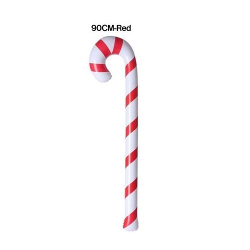 Cannes à bonbons géantes gonflables pour noël, 120CM, 90CM, nouveauté 2023, accessoires gonflables pour fête du nouvel an