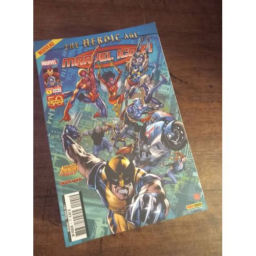 Marvel Icons ! : Les Revues 1 À 17 ! Contient : Iron Man - The New Avengers - Fantastic Four Et Captain America