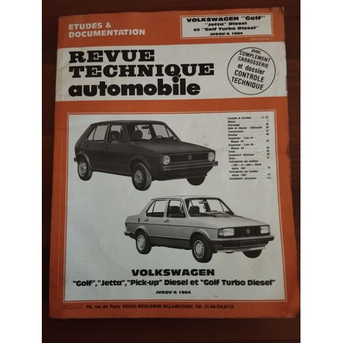 Revue Technique Automobile Volkswagen Golf , Jetta