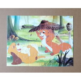 Puzzle Rox et Rouky complet + Poster - Nathan - Années 90 - Disney