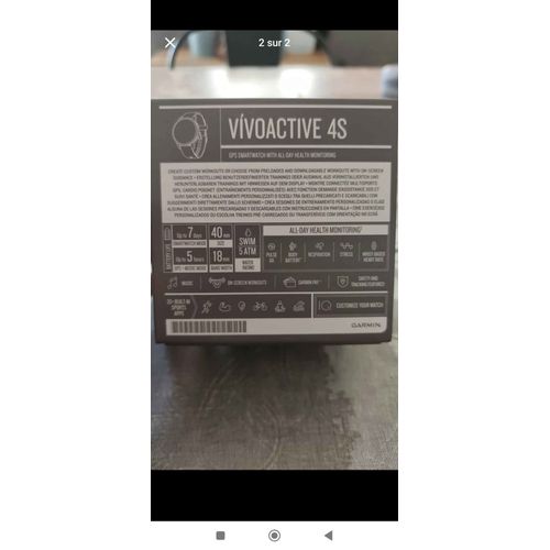 Montre Connectée Garmin Vivoactive 4s Gps