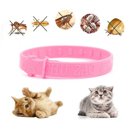 Insecticide Anti-Moustiques Réglable Pour Chat, Accessoires Pour Animaux De Compagnie, Élimination Efficace Des Puces, Acariens, Poux, Cou, Quadruple