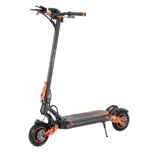 Kugoo Lx9+ Trottinette Électrique, Moteur 2 X 650w, Batterie 48v 18,2ah, Pneus 9 Pouces, Vitesse Maximale 55km/H, Autonomie 65km, Freins À Disque Avant Et Arrière, Suspension À Ressorts