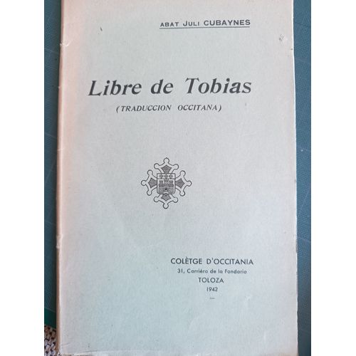 Libre De Tobias (Traduccion Occitana)