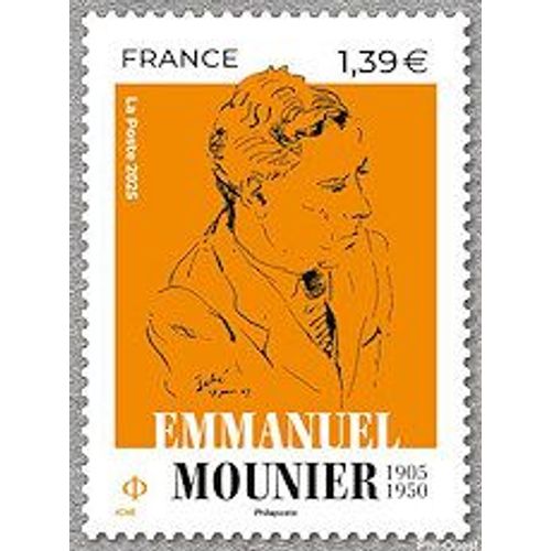 Emmanuel Mounier Année 2025 Yvert Et Tellier Luxe