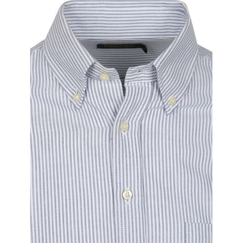 Steppin' Out Chemise Oxford Rayures Clair Bleu Clair Bleu Taille M