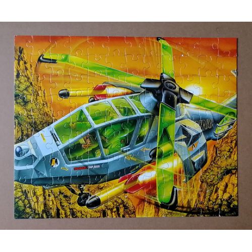 Puzzle Action Man Complet - Mb - Années 90 - Hasbro - Palitoy