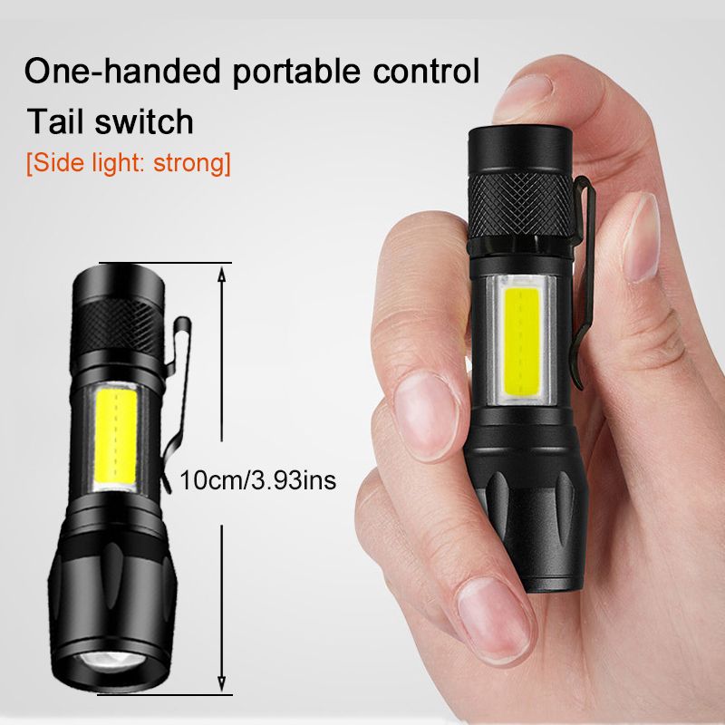 Mini Lampe De Poche Led Cob Portable, Lampe De Poche N'aime ... - 3
