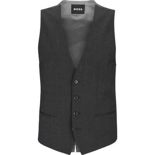 Gilet Slim Fit En Laine Vierge Mélangée44,46,48,50,52,54,56,58,60