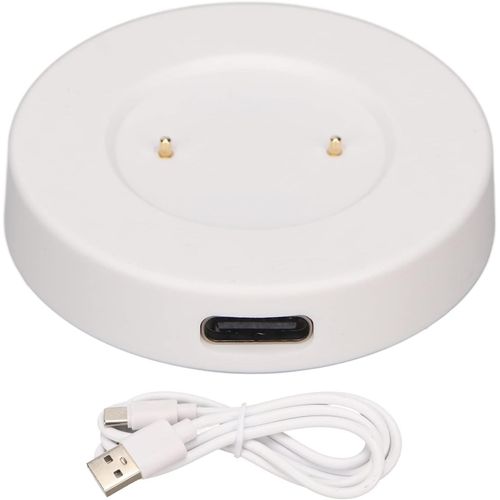 Chargeur De Montre Sans Fil, Station De Rapide Magnétique Usb Chargeur Sans Fil Portable Avec Cordon De Usb, Station De De Montre Intelligente Pour Gt (Blanc)