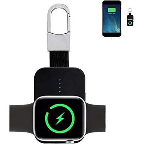 Chargeur Sans Fil Compatible Pour Montre Intelligente Apple Watch Série Ultra/Se/8/7/6/5/4/3/2/1 & 49/45/44/40/41/42/38mm,Batterie Externe Magnétique Portable 1000mah Porte-Clés Intelligent