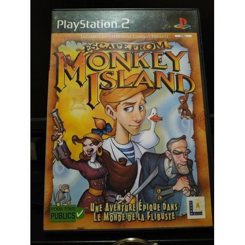 Escape From Monkey Island Sur Playstation 2 Ps2 - Pal Fr Complet Très Bon État