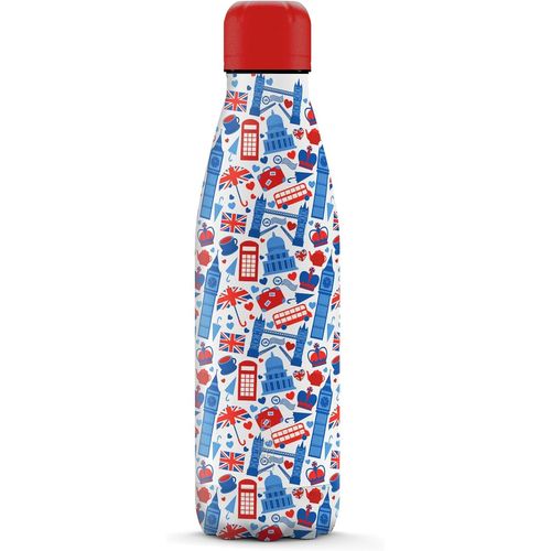 SHIBA-The Steel Bottle - Bouteille isotherme en acier inoxydable, isolation sous vide à double paroi, capacité 500 ml, fermeture h[4