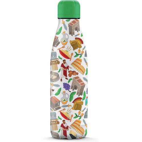 SHIBA-The Steel Bottle - Bouteille isotherme en acier inoxydable, isolation sous vide à double paroi, capacité 500 ml, fermeture h[4