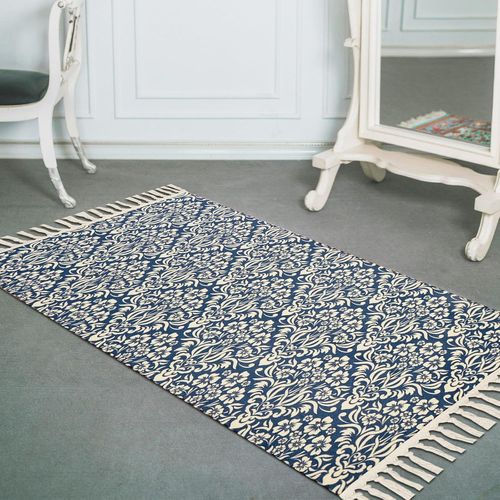 SHIBA-66090 Tapis de couloir 61 x 91 cm lavable et antidérapant en coton et polyester Tapis de cuisine doux imprimé moderne pour s[1