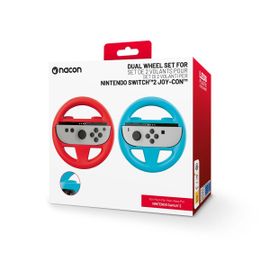Nacon Set De 2 Volants Pour Joycon Pour Switch 2 | 1 Bleu Et 1 Rouge | Accès Aux 2 Boutons Arrière
