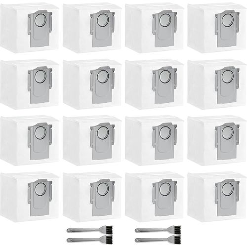 Lot De 16 Sacs À Poussière Accessoires Pour Roborock S7 V Ultra / S7 Pro Ultra / Q7+ / Q7 + / Q5+/ T8,Pour Roborock S7 Station D'Aspiration Kit D'Accessoires De Rechange Avec 4 S[H289]