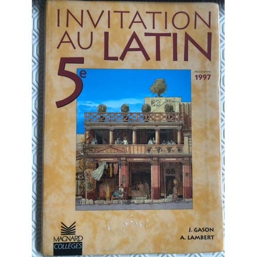 Manuel Scolaire Latin 5ème