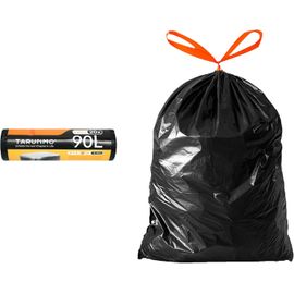 Sacs Poubelle 15L Avec Fermeture Cordon 100 Pièces, Ultra-Résistants,  Pour Maison/Bureau