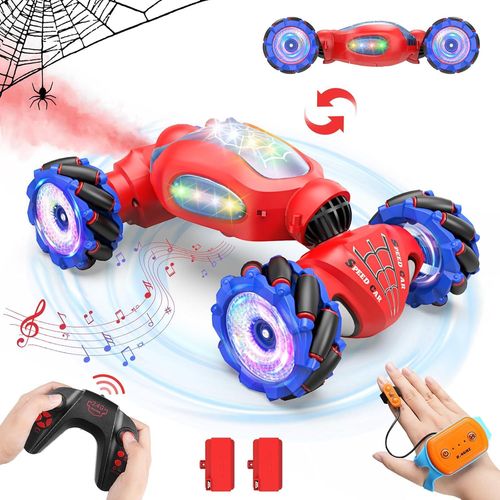 Hamiltion-Voiture Télécommandée Enfant, 4X4 Voiture Rc Drift Car Tout Terrain Rapide 360° Rotation, 2.4 Ghz Voiture Radiocommandee Avec La Main, Jouet Cadeau Garcon Fille 6 7 8 9 10 11 12 Ans